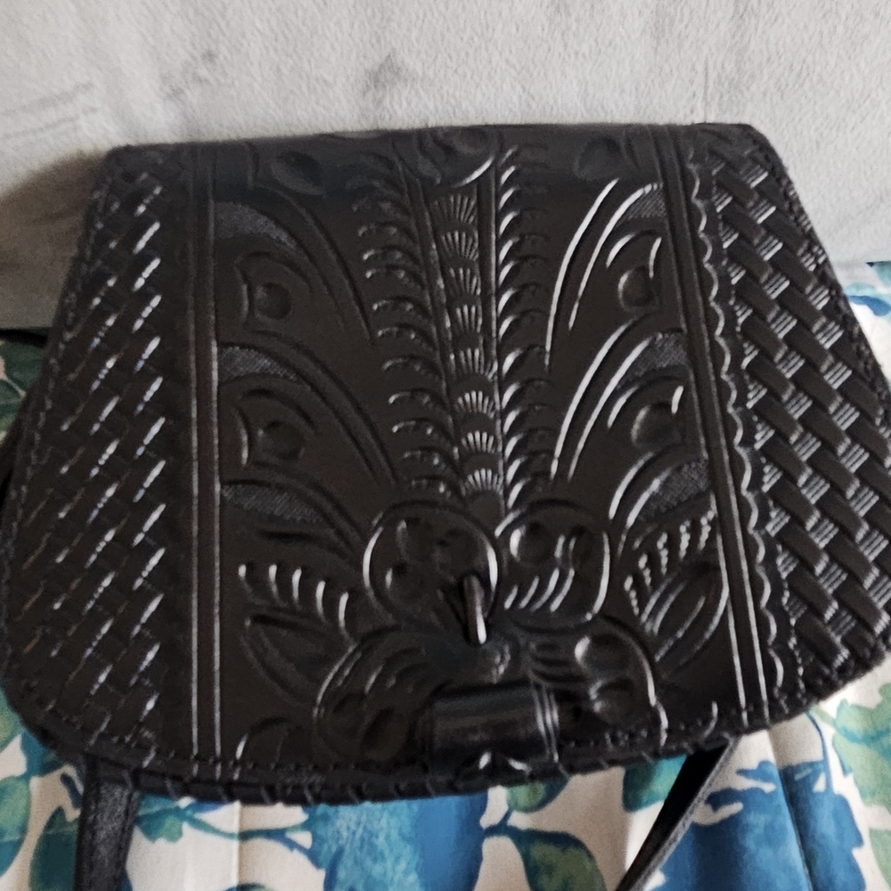 Black Patrica Nash Crossbody Bag